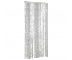 Užuolaida nuo musių, pilkos spalvos, 90x220cm šenilis