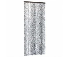 Užuolaida nuo musių, ruda ir smėlio, 100x200cm šenilis