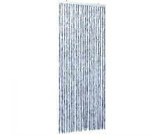 Užuolaida nuo musių, sidabrinės spalvos, 100x230cm, šenilis
