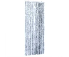 Užuolaida nuo musių, sidabrinės spalvos, 100x200cm, šenilis