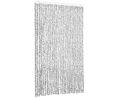 Užuolaida nuo musių, šviesiai/tamsiai pilka, 118x220cm, šenilis