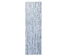 Užuolaida nuo vabzdžių, sidabrinės spalvos, 90x200cm, šenilis