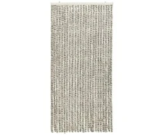 Užuolaida nuo vabzdžių, šviesi/tamsi pilka, 100x220cm, šenilis