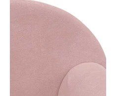Vaikiška dvivietė sofa, rožinės spalvos, minkštas pliušas