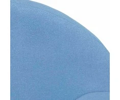 Vaikiška sofa, mėlynos spalvos, minkštas pliušas