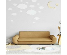 Vaikiška sofa, rudos spalvos, 100x54x33cm, aksomas