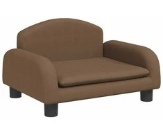 Vaikiška sofa, rudos spalvos, 50x40x30cm, audinys