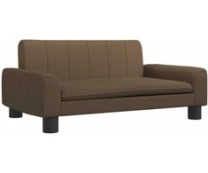 Vaikiška sofa, rudos spalvos, 70x45x30cm, audinys