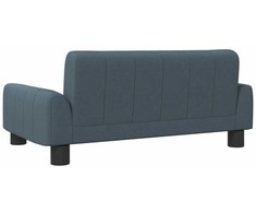 Vaikiška sofa, tamsiai pilkos spalvos, 70x45x30cm, audinys