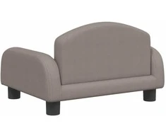 Vaikiška sofa, taupe spalvos, 50x40x30cm, audinys