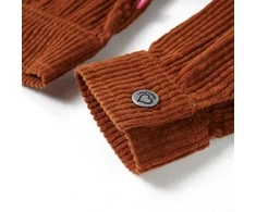 Vaikiška striukė, smėlio spalvos, velvetas, 104 dydžio