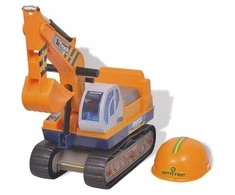 Vaikiškas Ekskavatorius, Plastmasinis, Geltonas