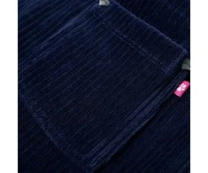 Vaikiškas kombinezonas-suknelė, tamsiai mėlynas, velvetas, 104 dydžio
