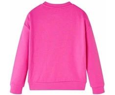 Vaikiškas sportinis megztinis, tamsiai rožinės spalvos, 116 dydžio