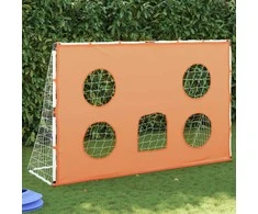 Vaikiški futbolo vartai su taikiniu ir kamuoliu, 182x62x118cm