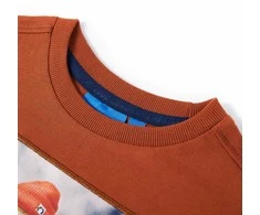 Vaikiški marškinėliai ilgomis rankovėmis, oranžiniai, 116 dydžio