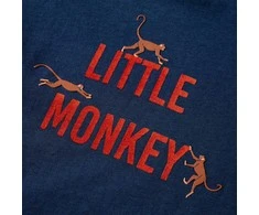 Vaikiški marškinėliai ilgomis rankovėmis, tamsiai mėlyni