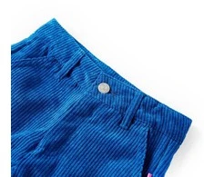 Vaikiškos kelnės, kobalto mėlynos spalvos, velvetas, 116 dydžio