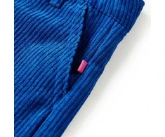 Vaikiškos kelnės, kobalto mėlynos spalvos, velvetas, 128 dydžio