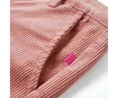 Vaikiškos kelnės, sendintos rožinės spalvos, velvetas, 116 dydžio