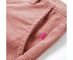 Vaikiškos kelnės, sendintos rožinės spalvos, velvetas, 128 dydžio