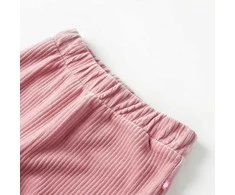 Vaikiškos kelnės, šviesiai rožinės spalvos, velvetas, 116 dydžio