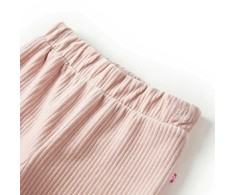 Vaikiškos kelnės, šviesiai rožinės spalvos, velvetas, 116 dydžio