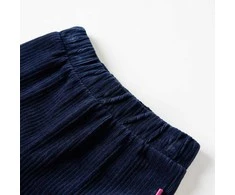 Vaikiškos kelnės, tamsiai mėlynos spalvos, velvetas, 116 dydžio