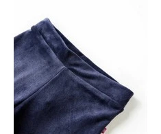 Vaikiškos kelnės, tamsiai mėlynos spalvos, velvetas, 92 dydžio