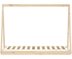 Vaikiškos lovos rėmas, 80x160cm, pušies medienos masyvas