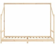 Vaikiškos lovos rėmas, 80x200cm, pušies medienos masyvas
