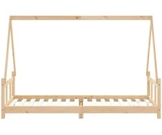 Vaikiškos lovos rėmas, 90x200cm, pušies medienos masyvas