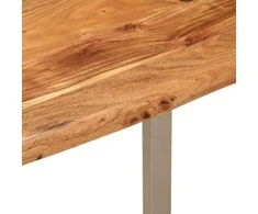 Valgomojo stalas, 110x50x76cm, akacijos medienos masyvas