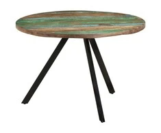 Valgomojo stalas, 110x75cm, perdirbtos medienos masyvas