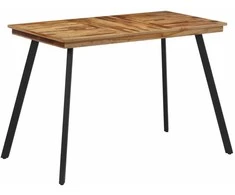 Valgomojo stalas, 120x62x76cm, tikmedžio medienos masyvas