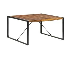 Valgomojo stalas, 140x140x75cm, medienos masyvas