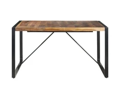 Valgomojo stalas, 140x140x75cm, medienos masyvas