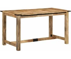 Valgomojo stalas, 140x70x75cm, mango medienos masyvas