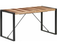 Valgomojo stalas, 140x70x75cm, medienos masyvas