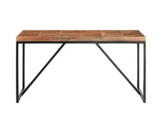 Valgomojo stalas, 140x70x76cm, akacija ir mango mediena