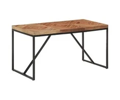 Valgomojo stalas, 140x70x76cm, akacija ir mango mediena