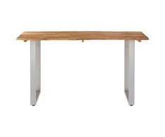 Valgomojo stalas, 140x70x76cm, akacijos medienos masyvas