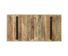 Valgomojo stalas, 140x70x76cm, neapdorota mango mediena