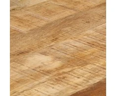 Valgomojo stalas, 140x70x76cm, neapdorota mango mediena