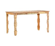 Valgomojo stalas, 140x70x76cm, perdirbtos medienos masyvas
