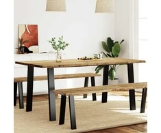 Valgomojo stalas, 150x90x75cm, akacijos medienos masyvas