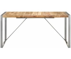 Valgomojo stalas, 160x80x75cm, mango medienos masyvas
