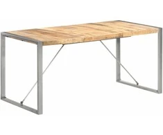Valgomojo stalas, 160x80x75cm, mango medienos masyvas