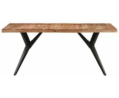 Valgomojo stalas, 160x80x76cm, akacijos medienos masyvas