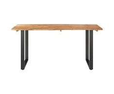 Valgomojo stalas, 154x80x76cm, akacijos medienos masyvas